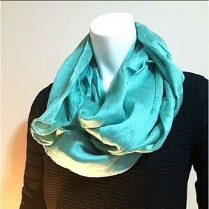 Look Blue Infinity Scarf